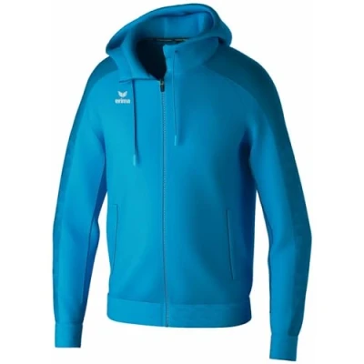 Abbildung von Erima Herren EVO STAR Trainingsjacke mit Kapuze (1032406), curacao/mykonos, 3XL