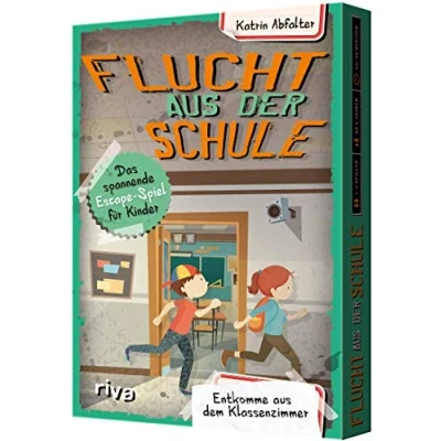 Abbildung von Flucht aus der Schule Das spannende Escape Spiel für Kinder: Entkomme dem Klassenzimmer. perfekte Geschenk alle Room Rätsel Fans. Ab 10 Jahren