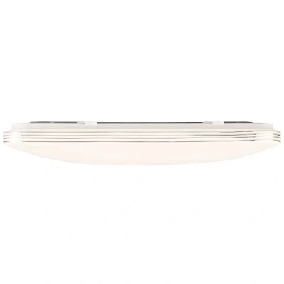 Abbildung von Brilliant Deckenleuchte »Ariella«, 1 flammig, Leuchtmittel LED Modul fest integriert, Wand und Deckenlampe 34x34cm weiß/chrom