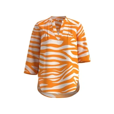 Abbildung von s.Oliver Bluse aus Leinenmix, 3/4 Arm