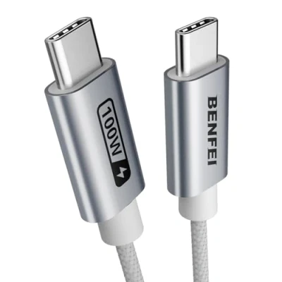Abbildung von BENFEI New Silikon USB C auf Ladekabel, 100W Typ Ladekabel 1M lang, Schnellladeleistung für iPhone 15/15Pro/15Plus/15ProMax MacBook Pro/iPad Pro/Air 4,Samsung Galaxy S23+/S23
