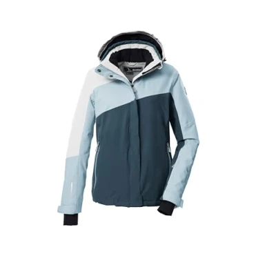 Abbildung von killtec Damen Skijacke/Funktionsjacke mit abzippbarer Kapuze und Schneefang KSW 26 WMN SKI JCKT, hell eisblau, 36, 43412 000