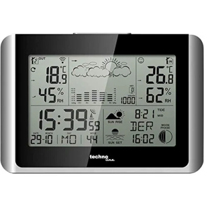 Abbildung von Technoline WS 6767 kabellose Funkwetterstation mit bis zu 3 Außensender