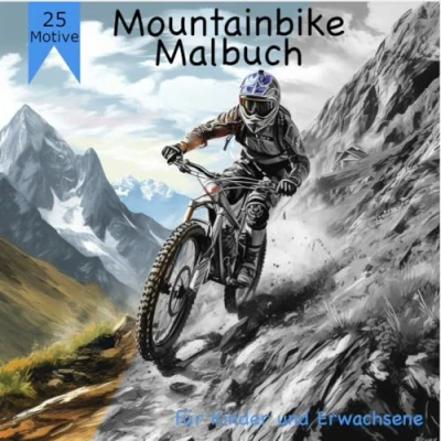 Abbildung von Mountainbike Malbuch: Malbuch für Erwachsene und Kinder