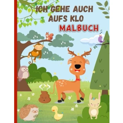 Abbildung von Ich gehe auch aufs Klo Malbuch: für Kinder ab 24 Monaten gehen Ausmalbuch XXL A4 112 Seiten