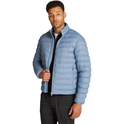 Abbildung von Tommy Hilfiger Packable Recycled Jacket Übergangsjacke, Herren, Größe: Large, Brisk blue