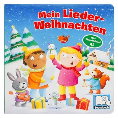 Abbildung von Mein Lieder Weihnachten Liederbuch mit 6 integrierten Melodien Soundbuch für Kinder ab 18 Monaten
