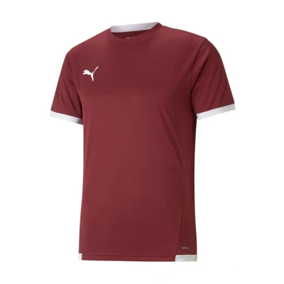 Abbildung von puma Herren Teamliga Jersey Shirt, Cordovan White, S EU