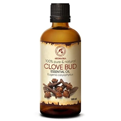 Abbildung von Nelkenöl 100ml Naturreines Ätherisches Gewürznelke Öl Reine Clove Bud Oil Eugenia Caryophyllus Indonesia für Beauty Aroma Diffuser Duftlampe Nelkenknospenöl