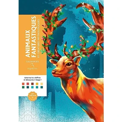Abbildung von Coloriages mystères Animaux fantastiques et créatures mythologiques