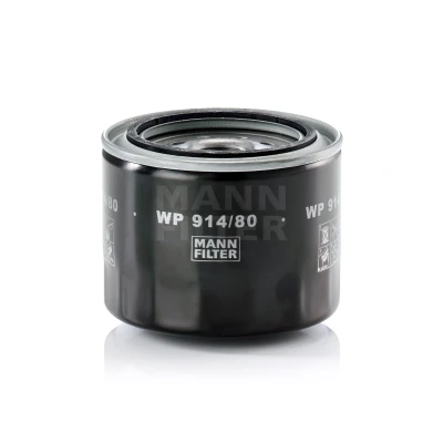Abbildung von MANN FILTER WP 914/80 Ölfilter M 24 X 1.5 mit einem Rücklaufsperrventil Anschraubfilter TOYOTA: Camry II Saloon, Corolla VII Liftback
