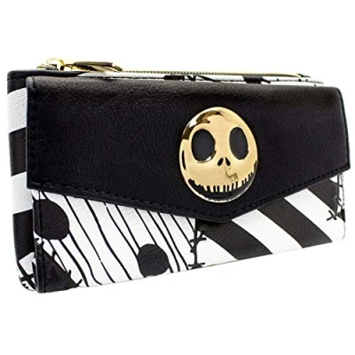 Abbildung von Nightmare Before Christmas Patchwork Schwarz Portemonnaie Geldbörse