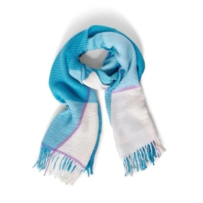 Abbildung von Street One Madras Schal, Damen, Größe: Size, Blau