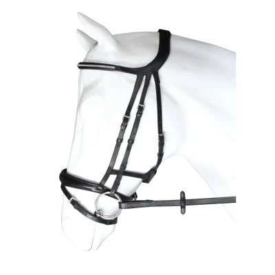 Abbildung von Horka Trense Crown Schwarz/Silber VB