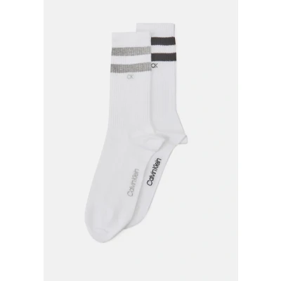Abbildung von Calvin Klein Underwear SOCK 2 PACK Unisex Socken, Größe: 39 42, White
