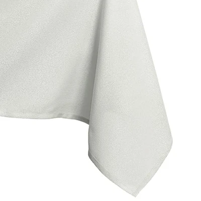 Abbildung von AmeliaHome Tischdecke 140x260 cm Tischtuch Tafeldecke Fleckschutz Lotuseffekt Abwaschbar Wasserabweisend Glänzend Glatt Empire Ecru