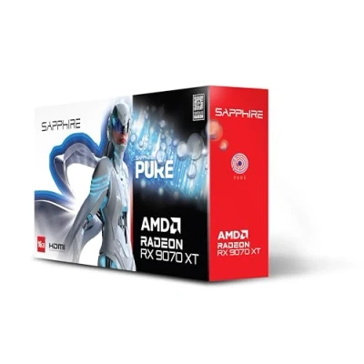 Abbildung von Sapphire Pure AMD Radeon™ RX 9070 XT Gaming OC 16GB DUAL HDMI/DUAL DP
