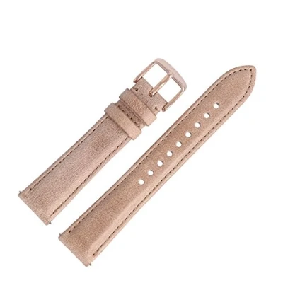Abbildung von Fossil Uhrenarmband 18mm Leder Beige ES 3816 LB ES3816
