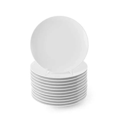Abbildung von Holst Porzellan MA 120 PACK 12 12er Set Frühstücksteller 20 x 2 cm, weiß, Stück