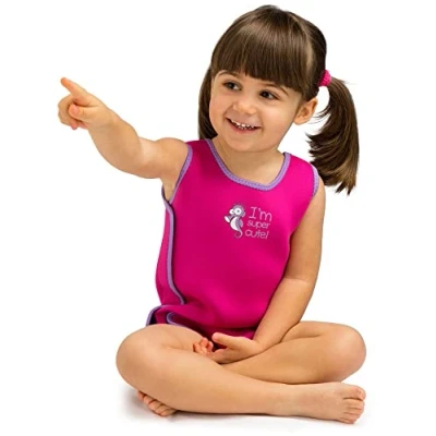 Abbildung von Cressi Baby Girls Warmer Wetsuit Neoprenanzug für Kinder, Rosa, 18/24 Monate