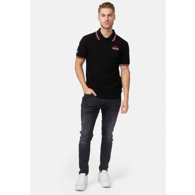 Abbildung von Lonsdale Lynton Poloshirt, Herren, Größe: Small, Black