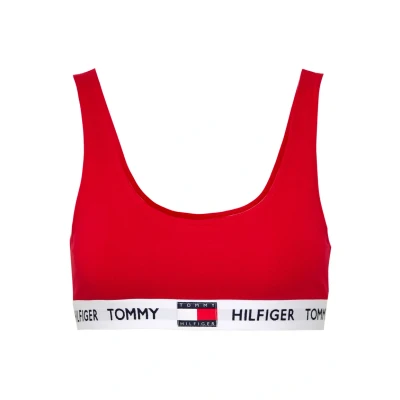 Abbildung von Tommy Hilfiger Bralette Bustier, Damen, Größe: XS, Tango red