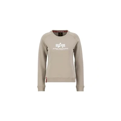Abbildung von Alpha Industries NEW Basic Sweatshirt, Damen, Größe: XL, Vintage sand