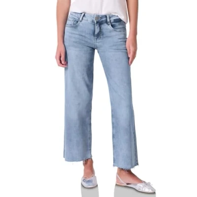 Abbildung von Street One Studio Culotte Jeans Relaxed Fit, Damen, Größe: 27x28, Blau