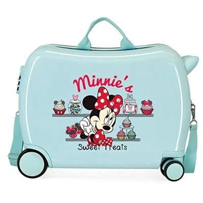 Abbildung von Disney Mickey That&#039;S Easy Kinderkoffer, grün, 50 x 38 20 cm, starr, ABS, seitlicher Zahlenkombinationsverschluss, 34 l, 3 kg, 2 Handgepäckträger