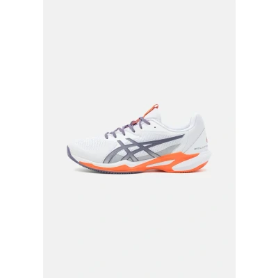 Abbildung von ASICS Herren Solution Speed FF 3 Clay Sneaker, Weiss/GRAU LILA, 42.5 EU