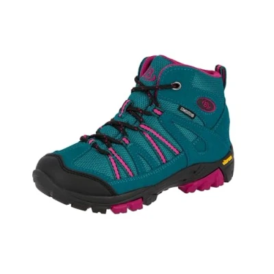 Abbildung von Brütting Unisex Kinder Ohio High Trekking &amp; Wanderhalbschuhe, Türkis Pink, 34 EU