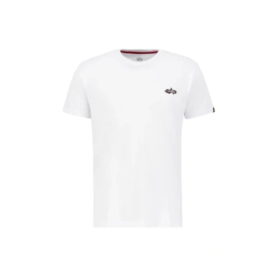 Abbildung von Alpha Industries Signature PUFF Tshirt print, Herren, Größe: Medium, White