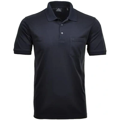 Abbildung von RAGMAN Herren Kurzarm Softknit Poloshirt 4X Large, Marine 070