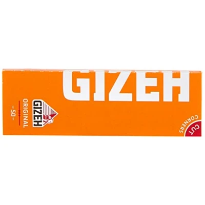 Abbildung von GIZEH Original Blättchen zum Selbstdrehen Regular Size Cut Corners 50er Pack á 50 Premium Paper (23.5 g/m²)