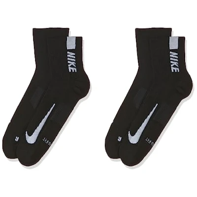 Abbildung von Nike Performance Ankle Unisex 2 PACK Sportsocken, Größe: 38 42, Black/white