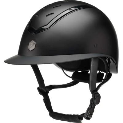 Abbildung von Charles Owen Reithelm Kylo Wide Peak Black Matte/Black Gloss 52 55cm