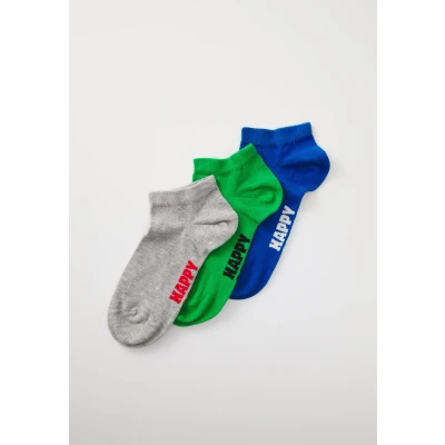 Abbildung von Happy Socks Unisex 3ER PACK Socken, Größe: 42 46, Grau blau grün