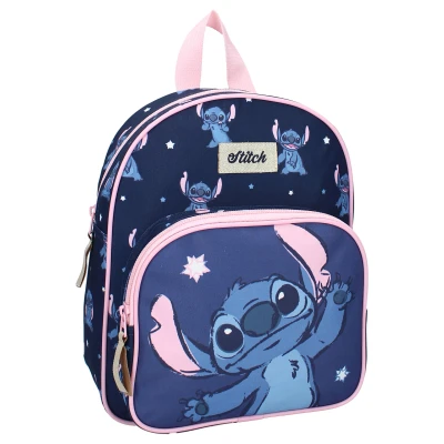 Abbildung von Kidzroom Backpack Stitch Friendship FUN Unisex Schulranzen für Kinder, Größe: One Size, Navy