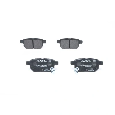 Abbildung von BOSCH 0 986 494 255 Bremsbelagsatz Low Metallic mit akustischer Verschleißwarnung TOYOTA: Urban Cruiser, Auris Hatchback, Prius III Hatchback