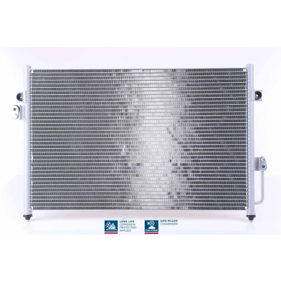 Abbildung von NISSENS 94634 Klimakondensator ohne Trockner Aluminium 633 R 134a HYUNDAI: Terracan