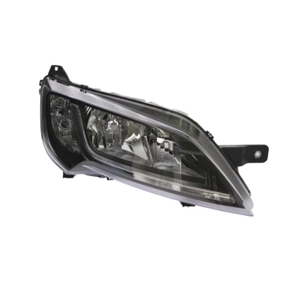 Abbildung von TYC 20 14775 15 2 Scheinwerfer rechts H7/H7, W21/5W mit Tagfahrlicht für Rechtsverkehr Elektromotor FIAT: Ducato III Van, Minibus