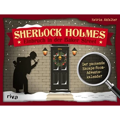 Abbildung von Sherlock Holmes Einbruch in Der Baker Street: packende Escape Room Adventskalender. Das perfekte Geschenk für Rätsel Fans. Mit Seiten zum Auftrennen. Ab 12 Jahren