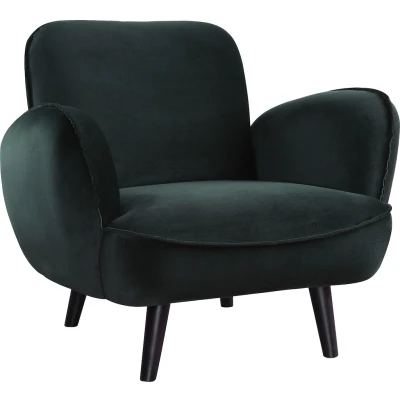 Abbildung von Atlantic Home Collection BEN, Sessel, Samt, grün