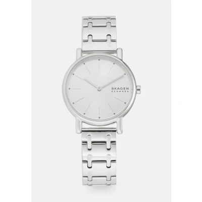 Abbildung von Skagen Signatur Lille Watch Uhr silvercoloured, Damen, Größe: One Size, Silver coloured