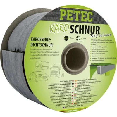 Abbildung von PETEC 87510 Karosseriedichtstoff schwarz Rolle 10