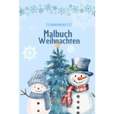 Abbildung von Malbuch Weihnachten für Kinder: Weihnachtsmalbuch Mädchen und Jungen im Alter von 3 7 Jahren