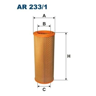 Abbildung von FILTRON AR 233/1 Luftfilter 343 138 Filtereinsatz