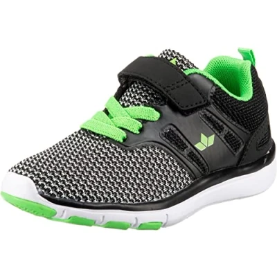 Abbildung von Lico Bongo VS Jungen Sneaker, Grau/ Schwarz/ Lemon, 35 EU