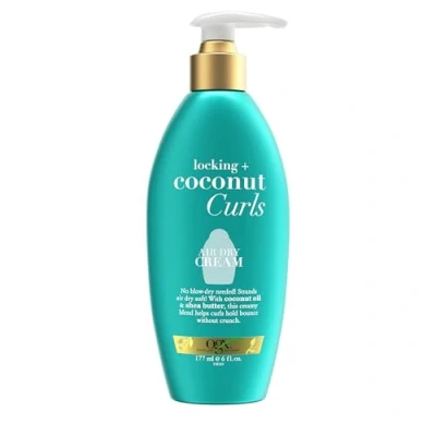 Abbildung von OGX Locking + Coconut Curls Air Dry Cream, 6 Ounce