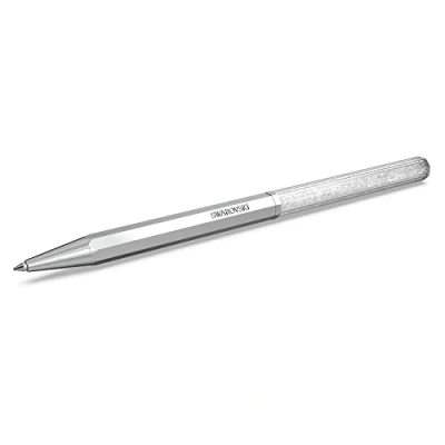 Abbildung von Swarovski Crystalline Kugelschreiber, Silberfarbener, Verchromter Stift mit Edlen Kristallen